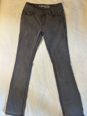 Rubberband Stretch Grey Skinny Jeans